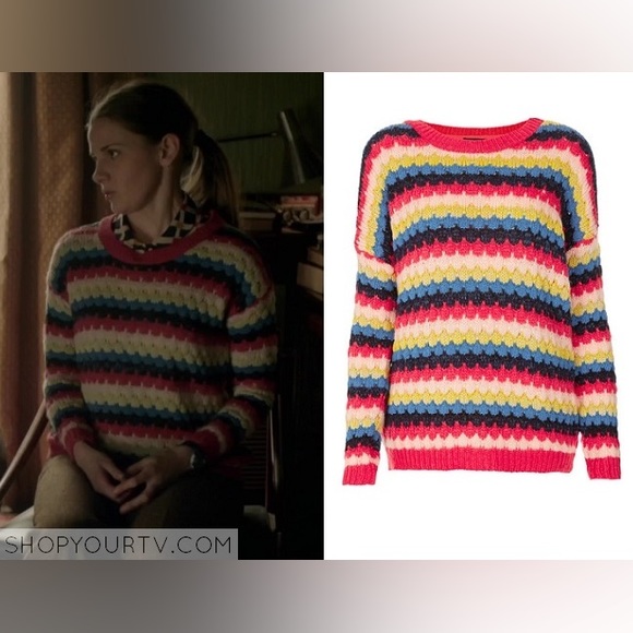 Topshop Multicolour Scale Knit jumper sweater - Picture 5 of 5